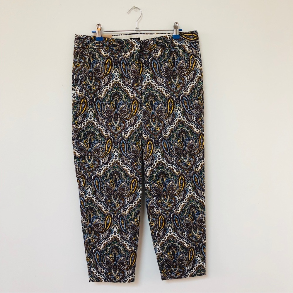 J. Crew Paisley Skimmer Pant